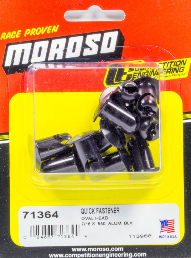 MOROSO MOR71364 Oval Head Quick Fastener 7/16 x .550