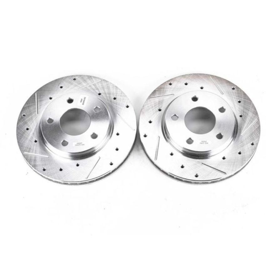 PowerStop AR83068XPR PowerStop Evolution Performance Drilled, Slotted & Plated Brake Rotor Pair