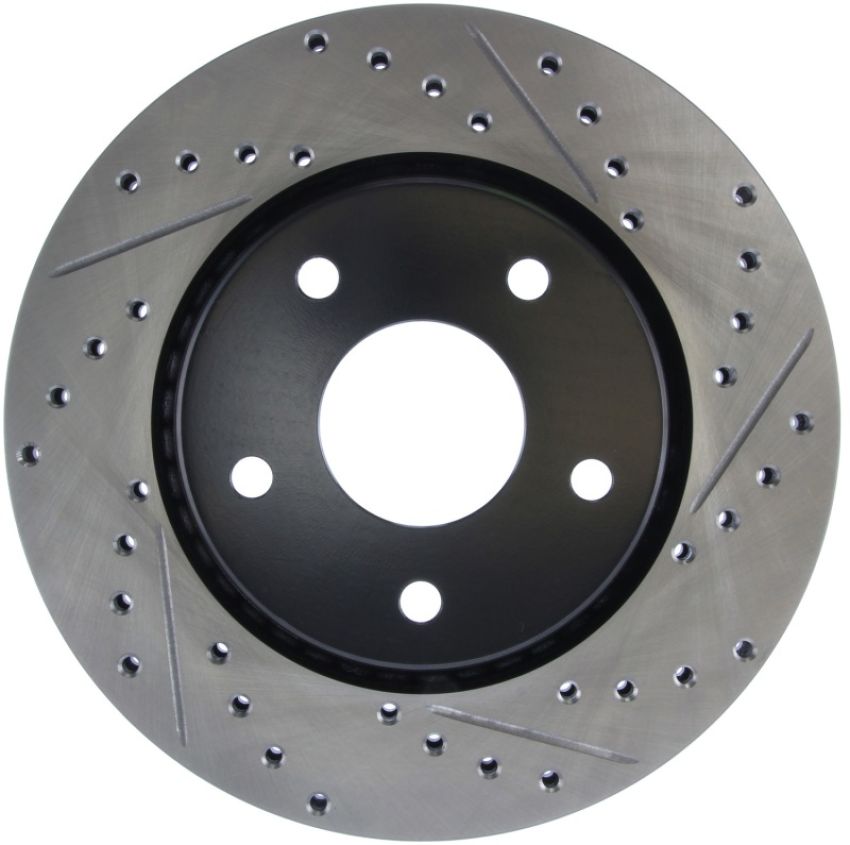Stoptech 127.67069L Slotted & Drilled Sport Brake Rotor