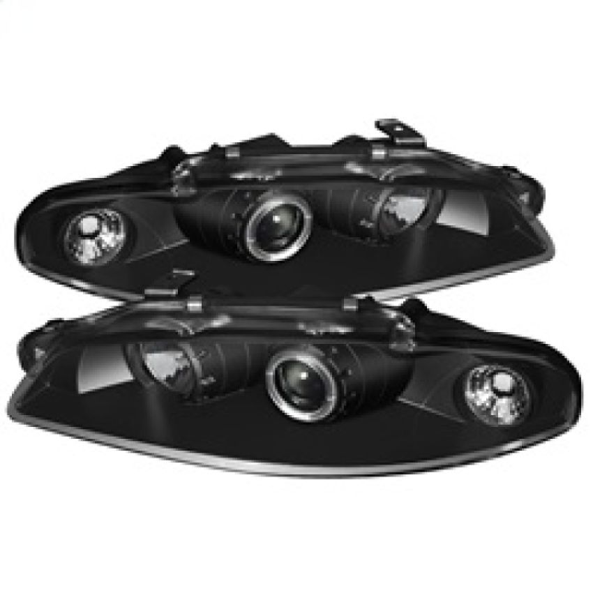 SPYDER 5011473 Projector Headlights - LED Halo - Black