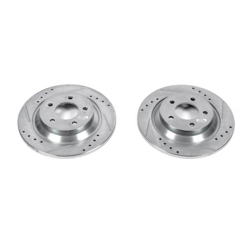 PowerStop JBR1356XPR PowerStop Evolution Performance Drilled, Slotted & Plated Brake Rotor Pair