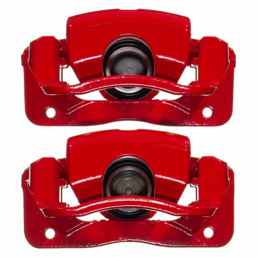 PowerStop S15074 Red Powder Coated Calipers