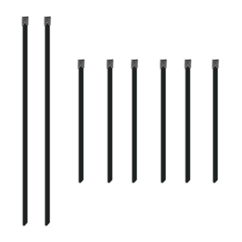 Mishimoto MMTW-TIES Set of Six 6in & Two 14in Stainless Steel Locking Ties