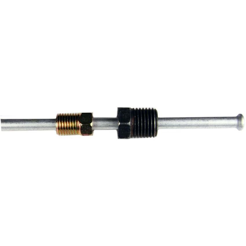AGS BLA-R350 Steel Brake Line Adapter, 3/16 x 8 (3/8-24 Inverted)(1/2-20 Inverted)