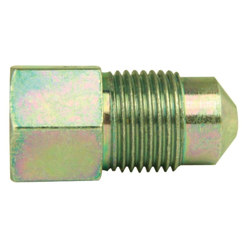 AGS BLF-33B Brass Adapter, Female(3/8-24 Inverted), Male(M12x1.0 Bubble), 1/bag