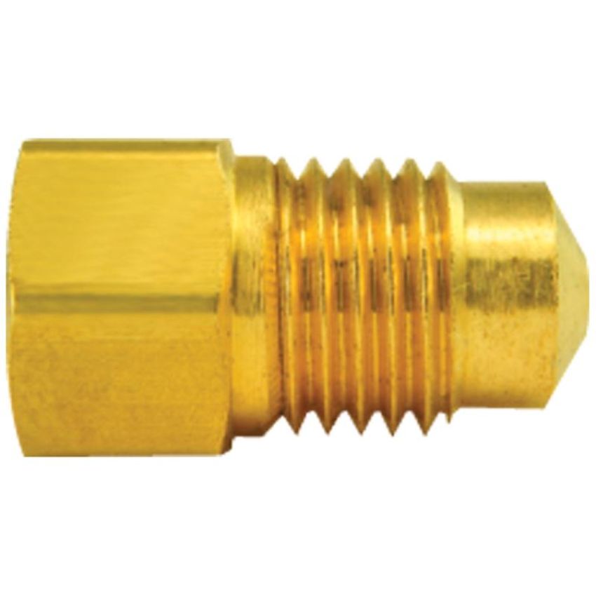 AGS BLF-37C Brass Adapter, Female(M10x1.0 Inverted), Male(M13x1.5 Bubble), 1/card