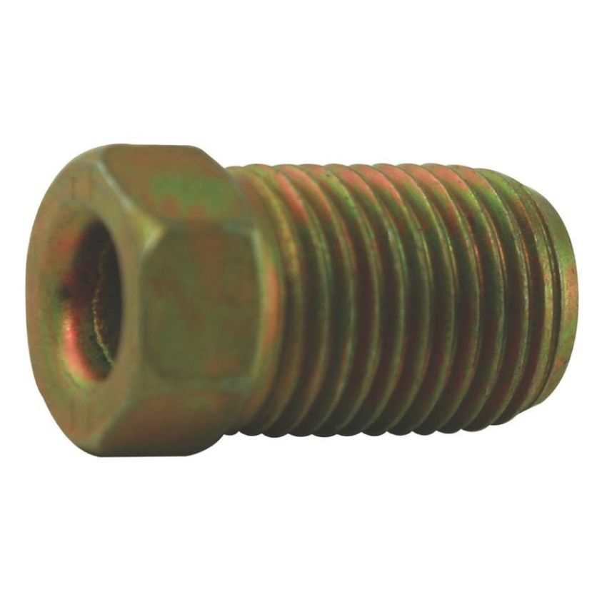 AGS BLF-40B Steel Tube Nut, 3/16 (M10x1.0 Inverted), 1/bag