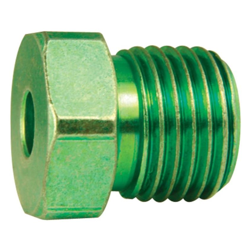 AGS BLF-41B Steel Tube Nut, 3/16 (1/2-20 Inverted), 1/bag