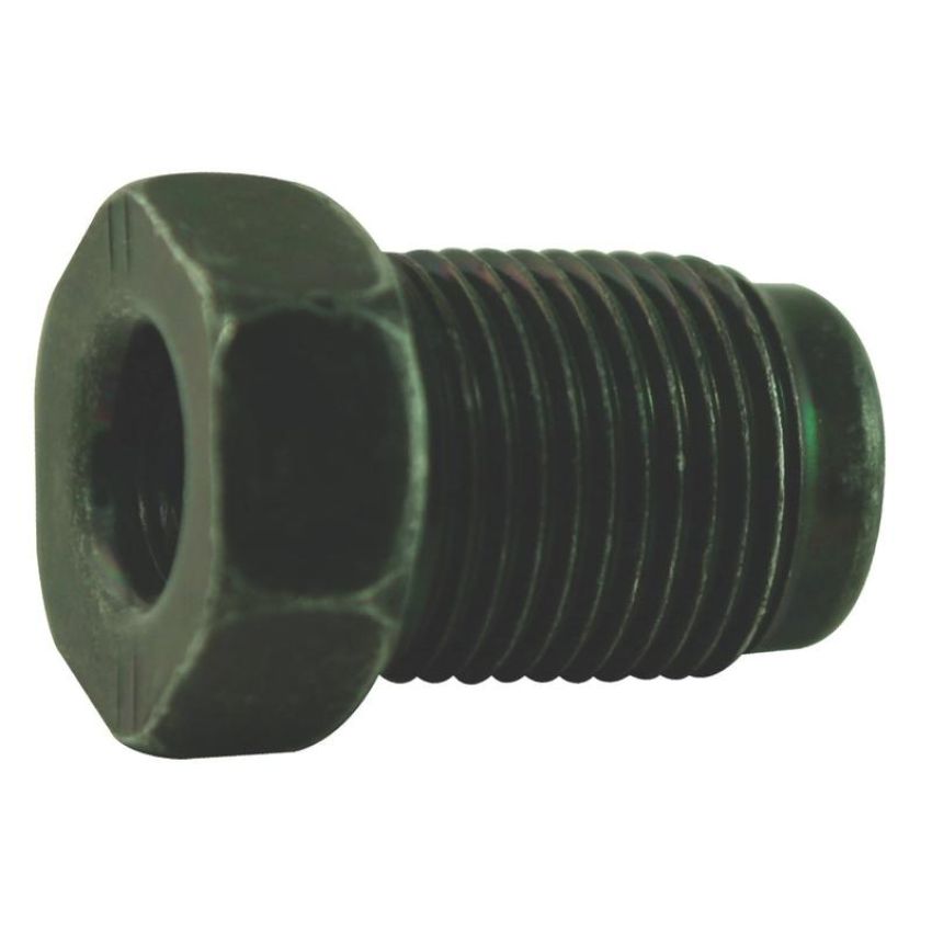 AGS BLF-46C-5 Steel Tube Nut, OL, 6mm (M12x1.0 Bubble), 5/card