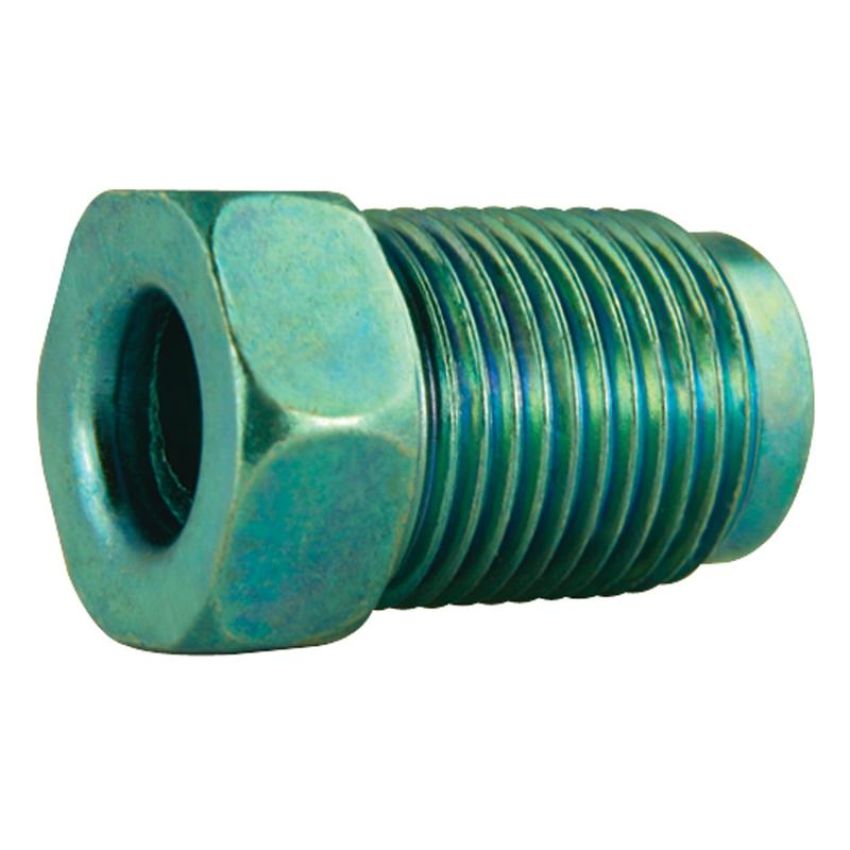 AGS BLF-51B Steel Tube Nut, 6mm (M12x1.0 Bubble), 1/bag