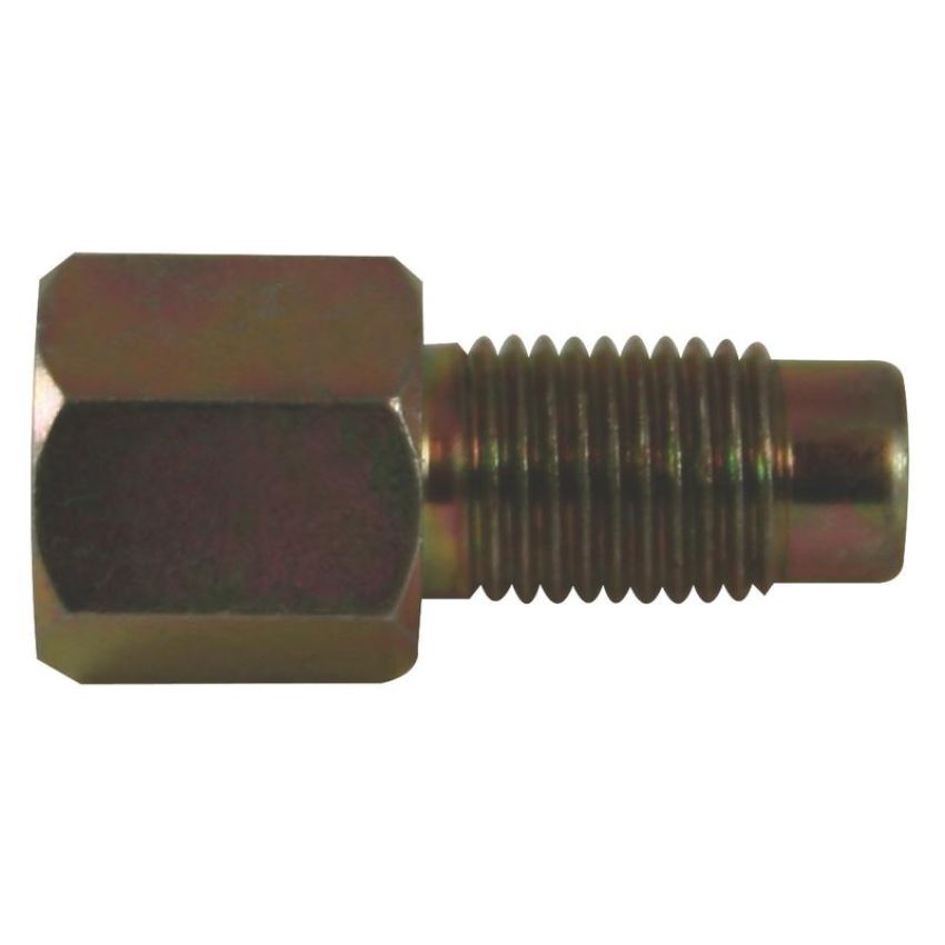 AGS BLF-54C Steel Adapter, Female(3/8-24 Bubble), Male(M9x1.0 Inverted), 1/card