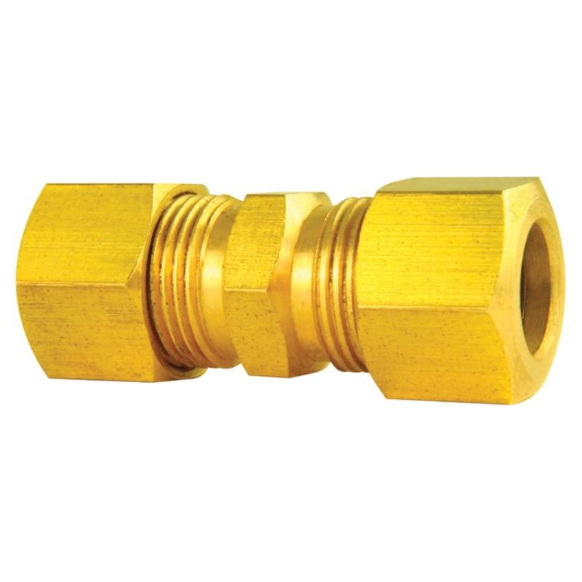 AGS CF-4 Brass compression union, 3/8, 1/card