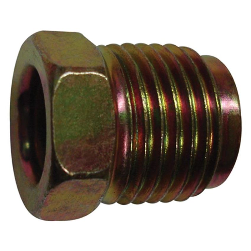 AGS FLR-008C Steel Tube Nut, 3/8 (M16x1.5 Surface Seal), 1/card