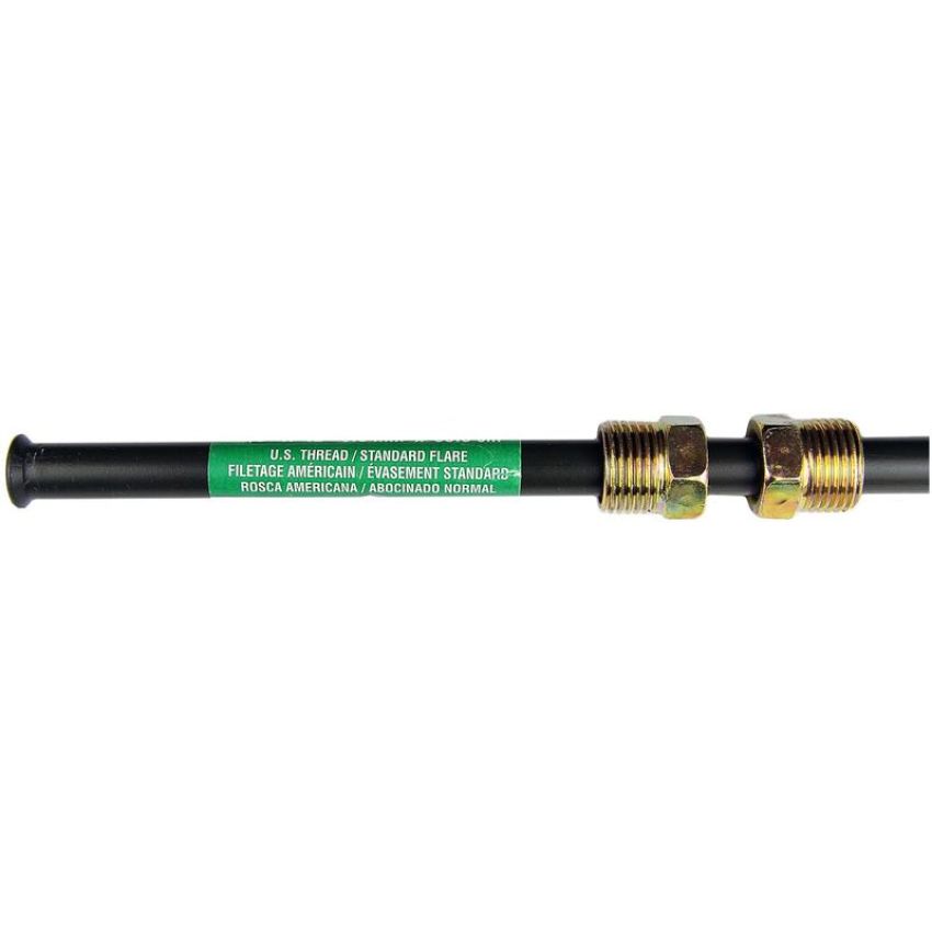 AGS PA-612 Domestic Poly-Armour PVF Steel Brake/Fuel/Transmission Line 3/8 x 12