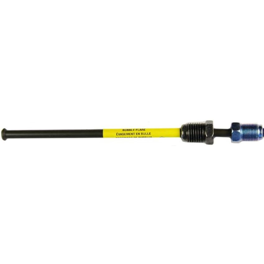 AGS PAA-B710 PVF Steel Brake Line Adapter, 6mm x 8 (M12x1.0 Bubble)(M14x1.5 Bubble)