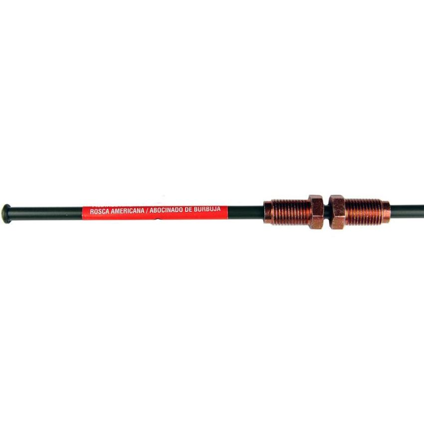 AGS PAB-312 British Poly-Armour PVF Steel Brake Line 3/16 x 12
