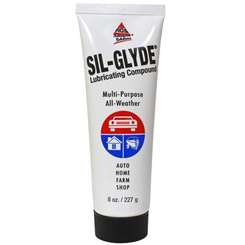 AGS SG-8 Sil-Glyde Silicone Lubricant, Tube, 8 oz