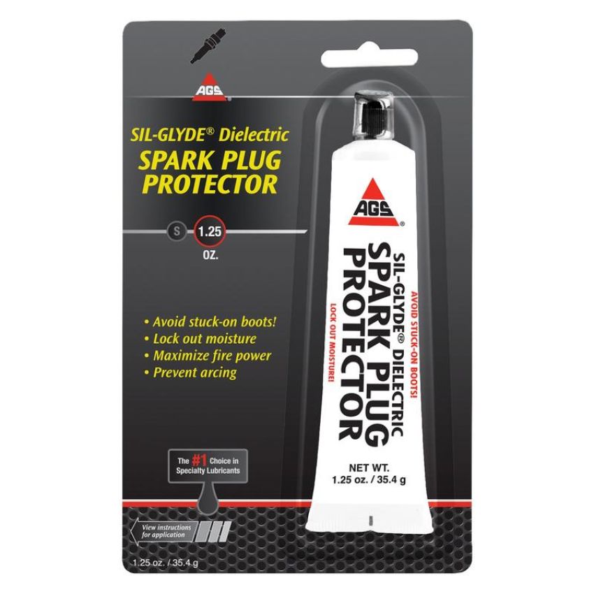 AGS SP-2 Sil-Glyde Boot Protector, Tube, 1.25 oz,Card