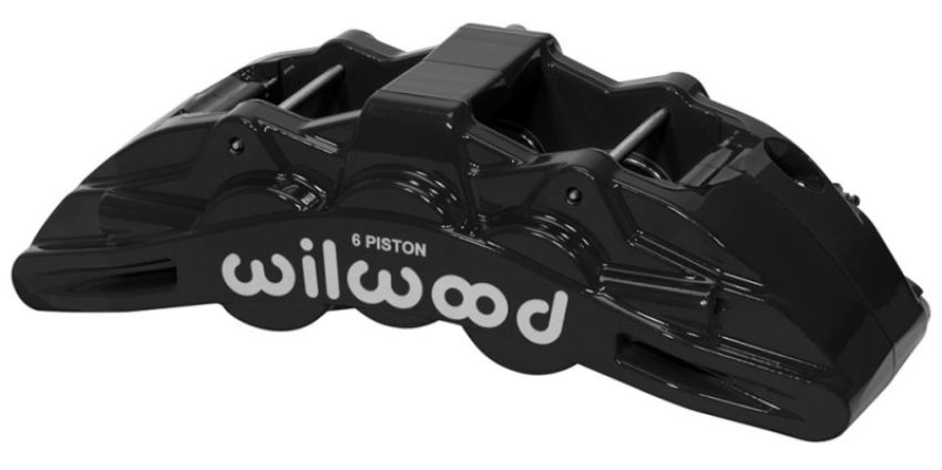 Wilwood 120-14863-BK Caliper Black SX6R 4.04in Piston 1.25in Disc
