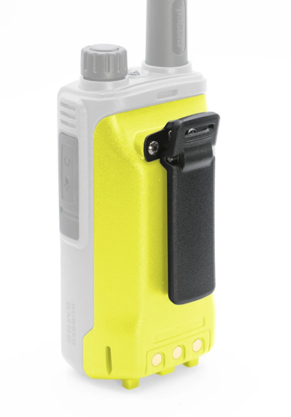 Rugged Radios BAT-GMR2-XL-HV GMR2/GMR2 PLUS Handheld Long-Lasting XL Battery w/ USB Charging Port Safety Yellow