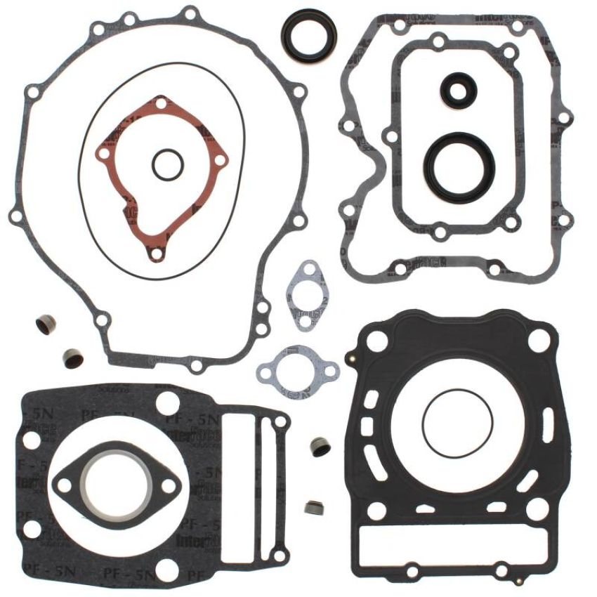 Vertex Pistons 811821 Vertex Gaskets 11-14 Polaris Hawkeye 400 HO 2x4 Complete Gasket Kit w/ Oil Seals