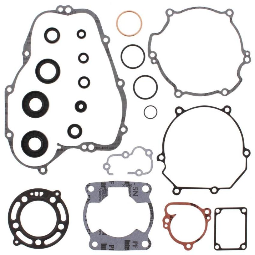 Vertex Pistons 811484 Vertex Gaskets 14-21 Kawasaki KX100 Complete Gasket Kit w/ Oil Seals