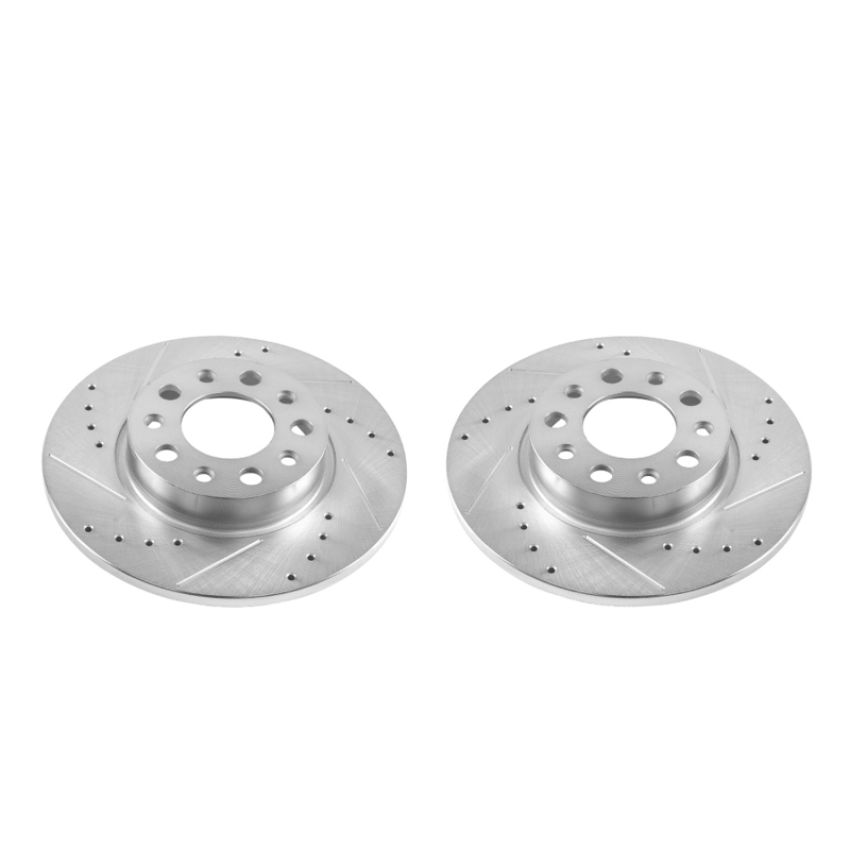 PowerStop AR83097XPR PowerStop Evolution Performance Drilled, Slotted & Plated Brake Rotor Pair
