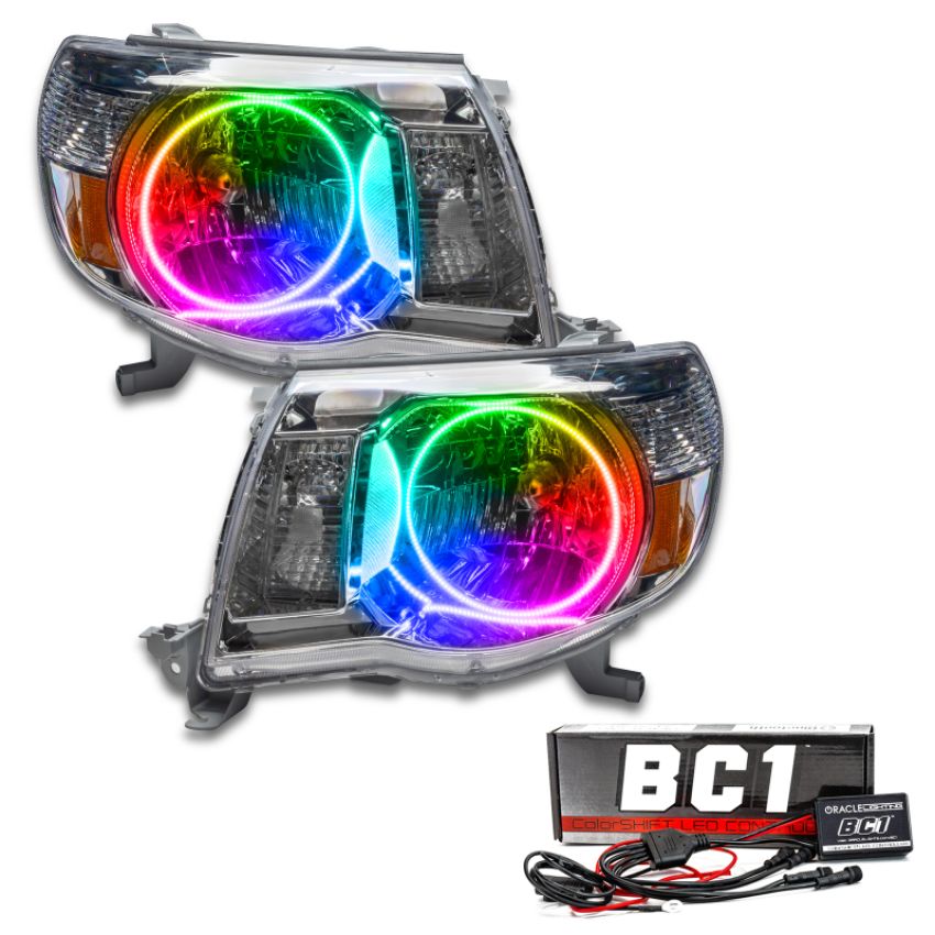 Oracle Lighting 8109-335 2005-2011 Toyota Tacoma Pre-Assembled LED Halo Headlights