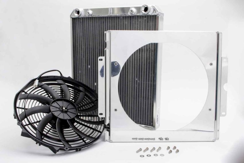 AFCO RACING PRODUCTS AFC80108N Dragster Radiator w/ Fan and Shroud