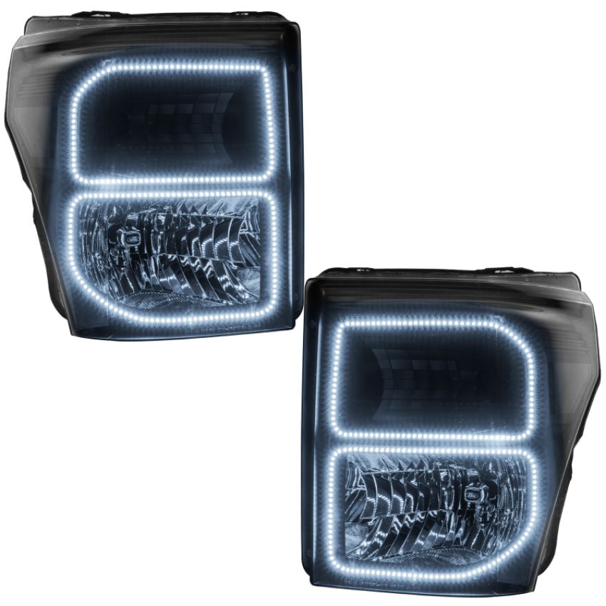 Oracle Lighting 8159-001 LED Pre-Assembled Headlights, Black, White