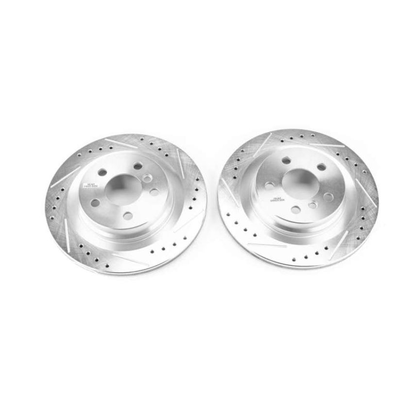 PowerStop EBR1657XPR PowerStop Evolution Performance Drilled, Slotted & Plated Brake Rotor Pair