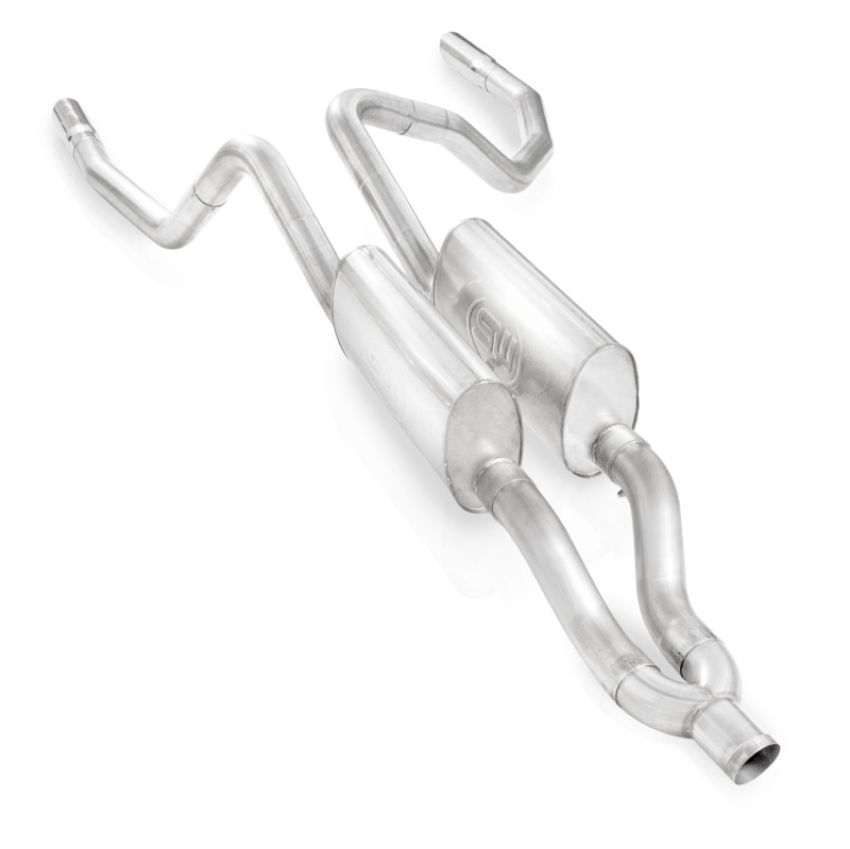 Stainless Works RAM09CBY-S 2009-16 Dodge Ram 5.7L Truck Exhaust 3in Y-Pipe S-Tube Mufflers Under Bumper Exit