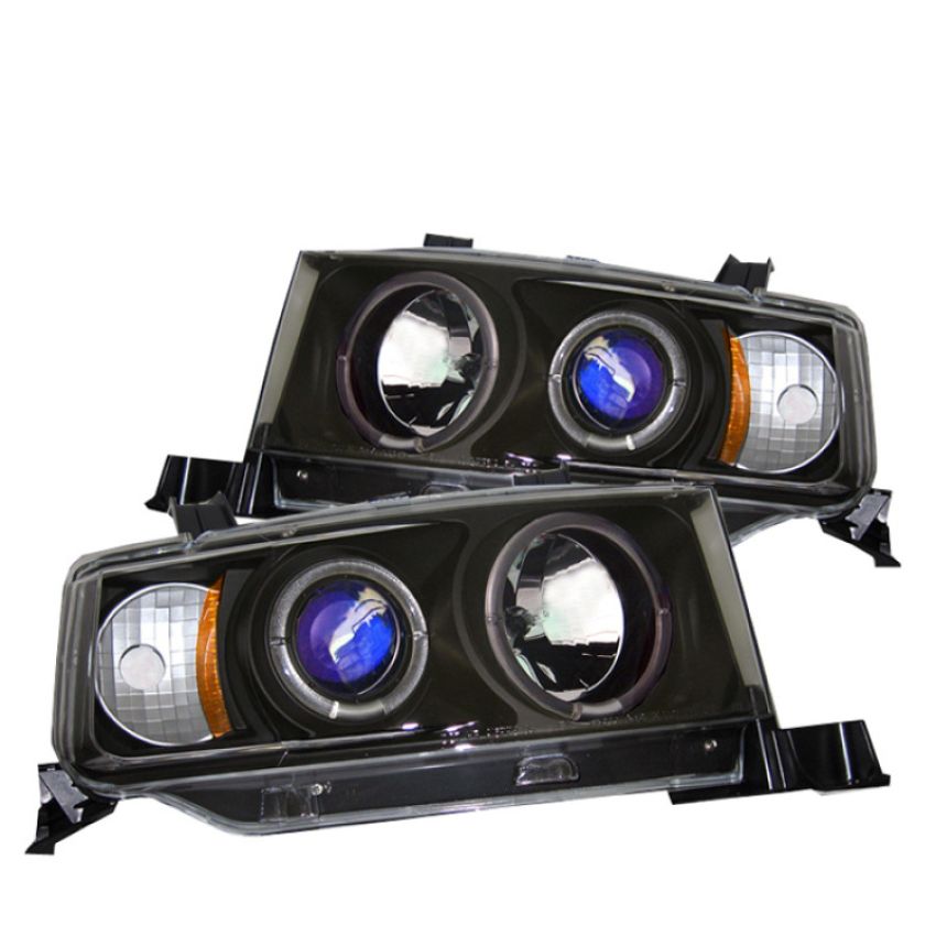 SPYDER 5011893 Projector Headlights - LED Halo - Black