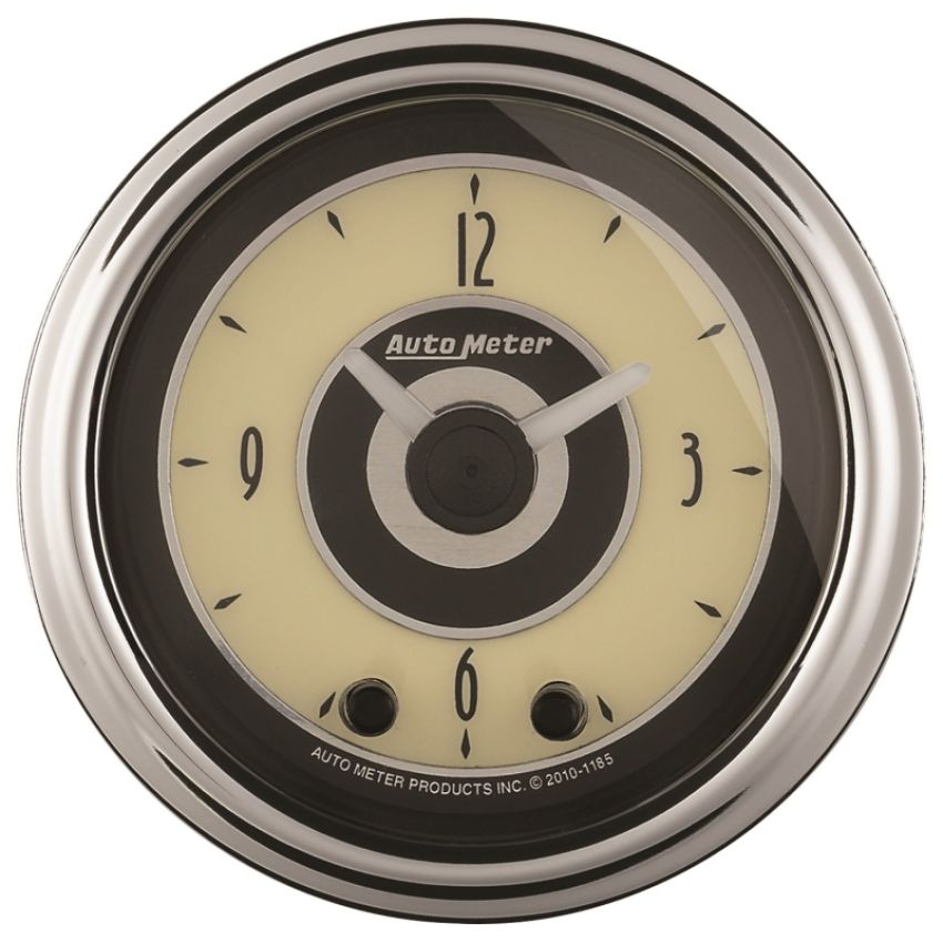 AutoMeter 1184 GAUGE, CLOCK, 2 1/16