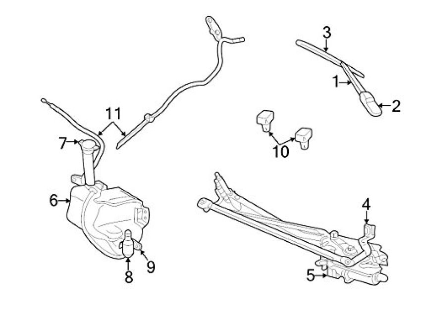 Mopar 4630783 CAP WIPER ARM