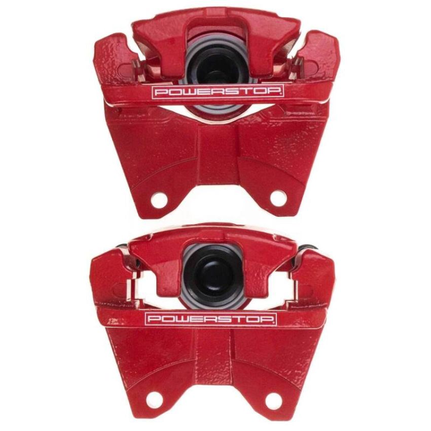 PowerStop S5046EB Red Powder Coated Calipers