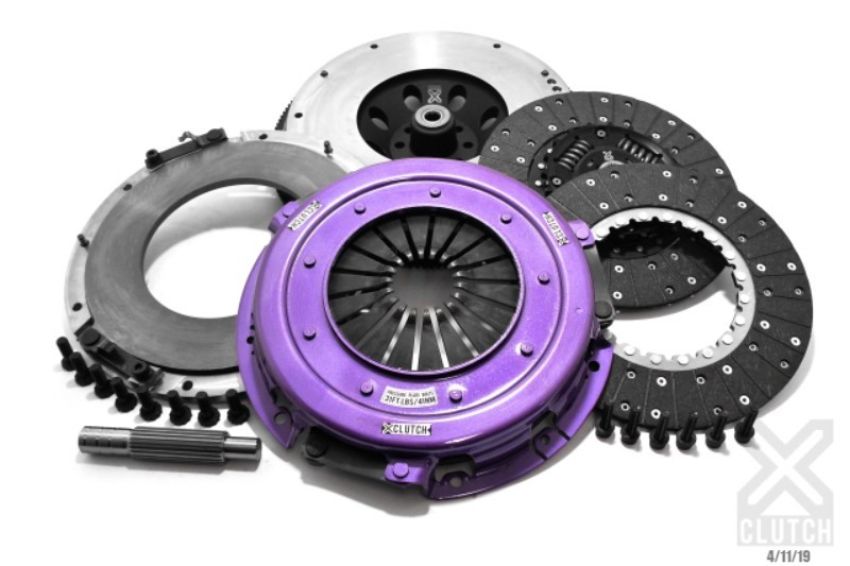 XCLUTCH XKFD27558-2A 18-23 Ford Mustang GT 5.0L 10.5in Twin Sprung Organic Clutch Kit