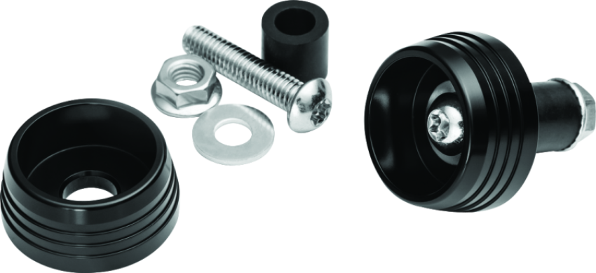 Kuryakyn 3804 Lodestar Axle Sliders Black