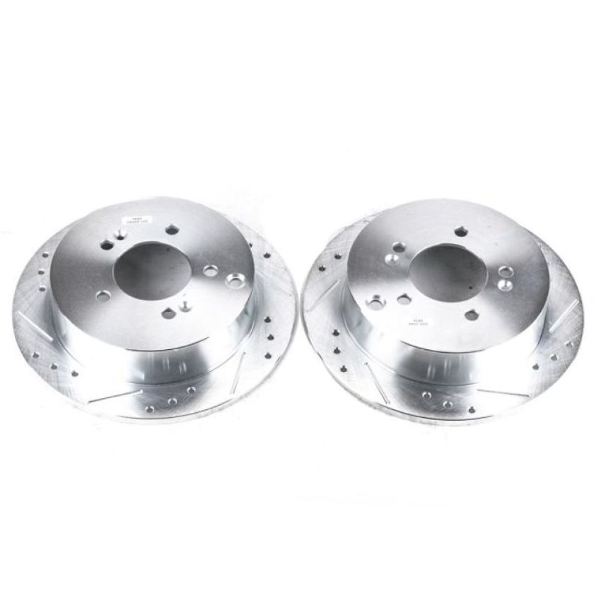 PowerStop JBR958XPR PowerStop Evolution Performance Drilled, Slotted & Plated Brake Rotor Pair