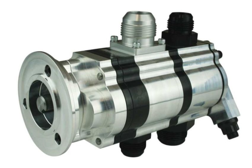 Moroso 22332 Tri-Lobe Dry Sump 2-Stage Oil Pump for Procharger V-Band 1.800 PS