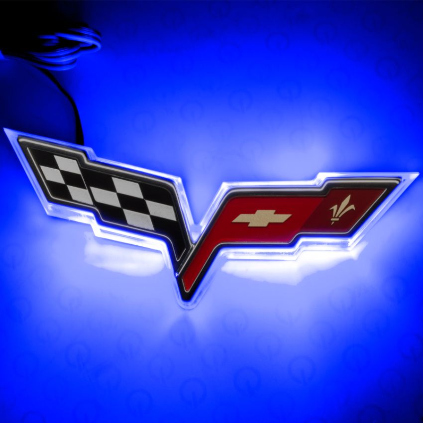 Oracle Lighting 3099-002 Blue Illuminated Emblem, Single Intensity