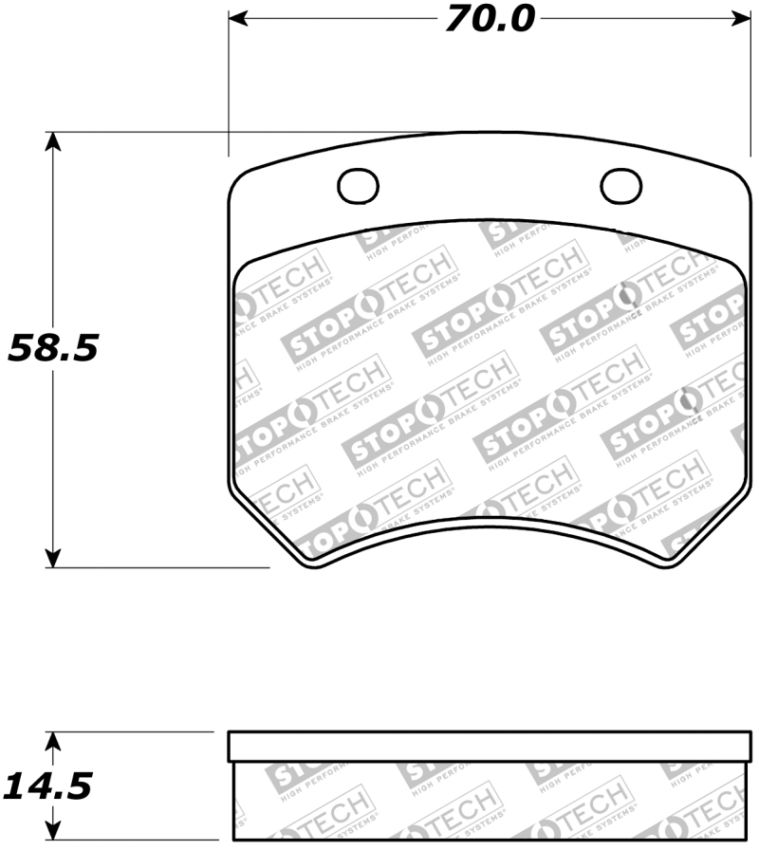Stoptech 308.06271 Street Touring Brake Pads