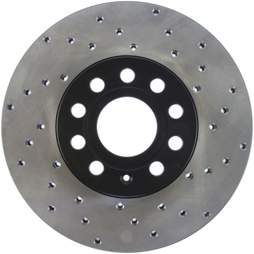 Stoptech 128.33110L 05-10 VW Jetta (Exc Wagon) / 09-10 Jetta Wagon / 07-10 Rabbit Drilled Left Front Rotor