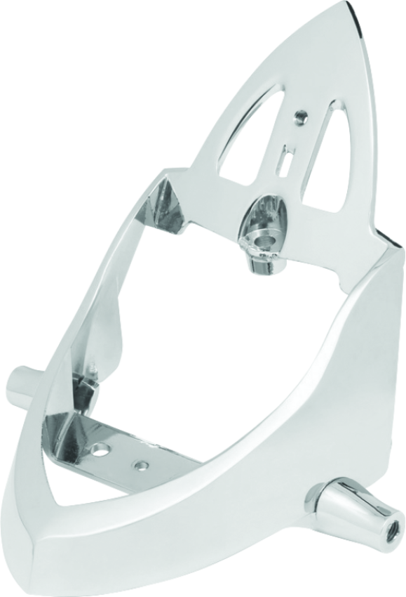 Kuryakyn 3128 Rear Turn Signal & License Plate Mount Indian Chrome