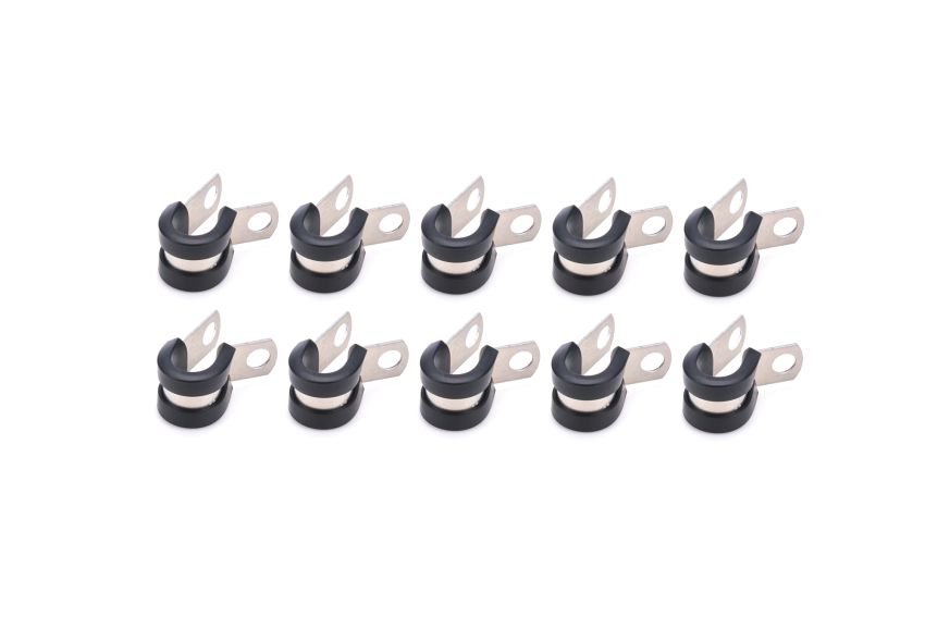 QUICKCAR RACING PRODUCTS QRP66-832 Adel Line Clamps Alum 3/8in 10pk