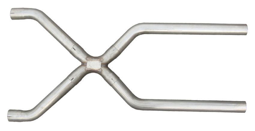 PYPES PERFORMANCE EXHAUST PYPXVA14 Universal 3.5in X-Pipe Stainless