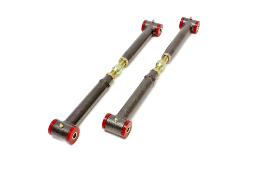 BMR Suspension TCA002H Lower Control Arms, DOM, On-Car Adjustable, Polyurethane Bushings