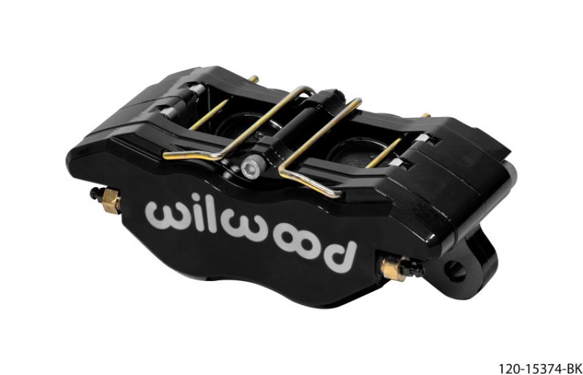 Wilwood 120-15374-BK Caliper - Off-Road Dynapro 5.25in Mount - 1.75/1.75in Pistons .38in Disc - Black