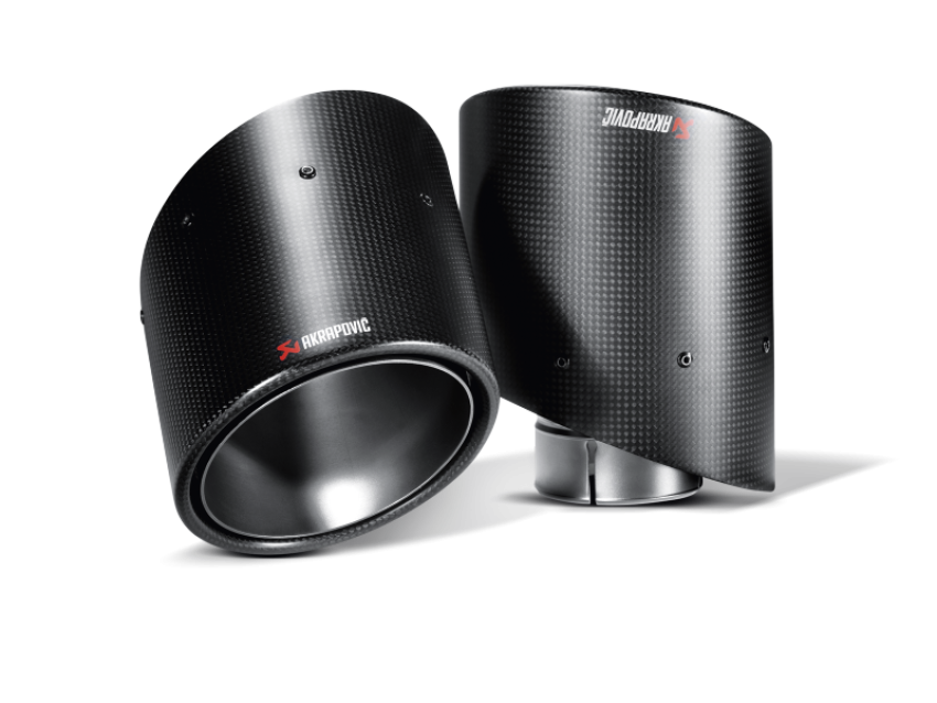 Akrapovic TP-NIZ34-C Tail pipe set (Carbon)
