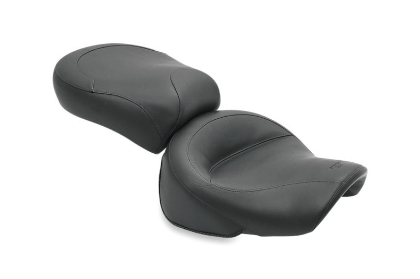 Mustang Motorcycle 75980 Mustang 96-04 Kawasaki Vulcan 1500 Classic, 99-01 Nomad Standard Touring 2PC Seat - Black